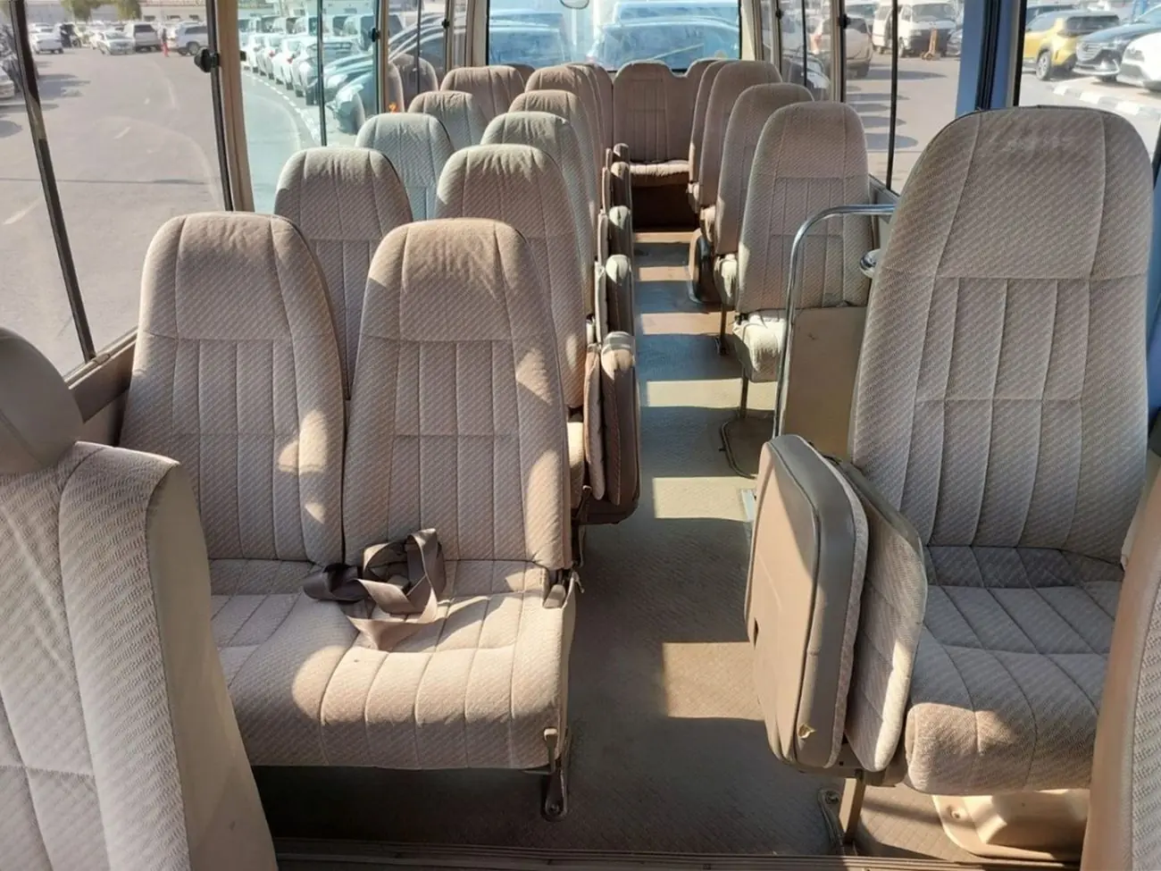 Toyota Coaster passenger seats